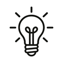 icon_gaming_light_bulb_minimal_outline icon preview