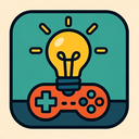 icon_gaming_light_bulb_retro icon preview