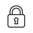 icon_gaming_lock_minimal_outline icon preview