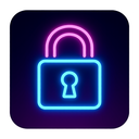 icon_gaming_lock_neon icon preview