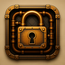 icon_gaming_lock_steampunk icon preview