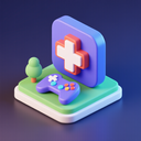 icon_gaming_medical_cross_3d_isometric icon preview