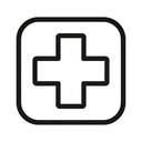 icon_gaming_medical_cross_monochrome icon preview