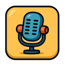 icon_gaming_microphone_cartoon icon preview