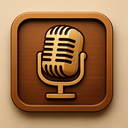 icon_gaming_microphone_embossed icon preview