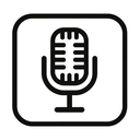 icon_gaming_microphone_monochrome icon preview