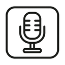 icon_gaming_microphone_outline icon preview