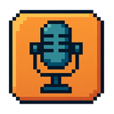 icon_gaming_microphone_pixel_art icon preview