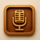 icon_gaming_microphone_wooden icon preview