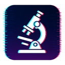 icon_gaming_microscope_digital_glitch icon preview