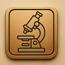 icon_gaming_microscope_embossed icon preview