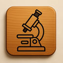 icon_gaming_microscope_wooden icon preview