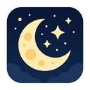 icon_gaming_moon_flat_design icon preview