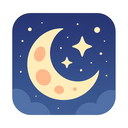 icon_gaming_moon_flat_pastel icon preview