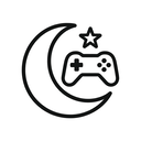 icon_gaming_moon_outline icon preview