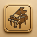 icon_gaming_piano_embossed icon preview