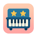 icon_gaming_piano_flat_pastel icon preview