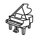 icon_gaming_piano_line_art icon preview