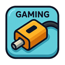 icon_gaming_plug_cartoon icon preview