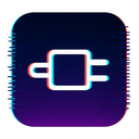 icon_gaming_plug_digital_glitch icon preview