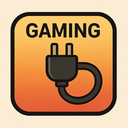 icon_gaming_plug_retro icon preview