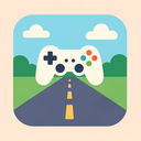 icon_gaming_road_flat_pastel icon preview