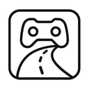 icon_gaming_road_minimal_outline icon preview