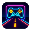 icon_gaming_road_neon icon preview
