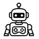 icon_gaming_robot_monochrome icon preview