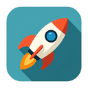 icon_gaming_rocket_flat_design icon preview