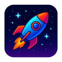 icon_gaming_rocket_futuristic icon preview