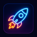 icon_gaming_rocket_glow_effect icon preview