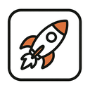 icon_gaming_rocket_minimalist icon preview