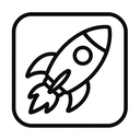 icon_gaming_rocket_outline icon preview