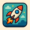 icon_gaming_rocket_retro icon preview