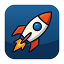 icon_gaming_rocket_sharp_edges icon preview