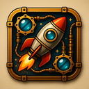 icon_gaming_rocket_steampunk icon preview