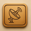icon_gaming_satellite_embossed icon preview