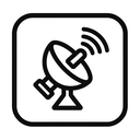icon_gaming_satellite_monochrome icon preview