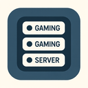 icon_gaming_server_flat_design icon preview