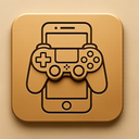 icon_gaming_smartphone_embossed icon preview