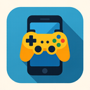 icon_gaming_smartphone_flat_design icon preview