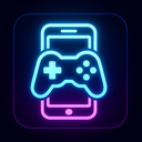 icon_gaming_smartphone_glow_effect icon preview