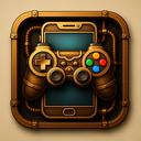 icon_gaming_smartphone_steampunk icon preview