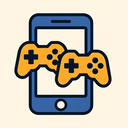 icon_gaming_smartphone_vector icon preview