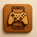 icon_gaming_smartphone_wooden icon preview