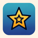 icon_gaming_star_asymmetrical icon preview