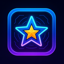 icon_gaming_star_futuristic icon preview