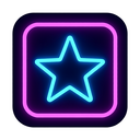 icon_gaming_star_neon icon preview