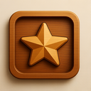 icon_gaming_star_wooden icon preview